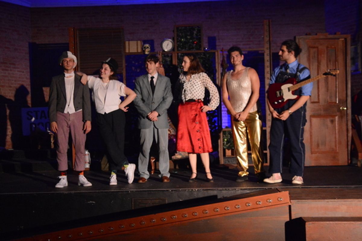 Peter Coleman, Lauren Dietzel, Kevin Delano, Molly Bader, Keith Weiss and Abram Blau at Photos: First Look at The Strongbox Theater's THE 39 STEPS