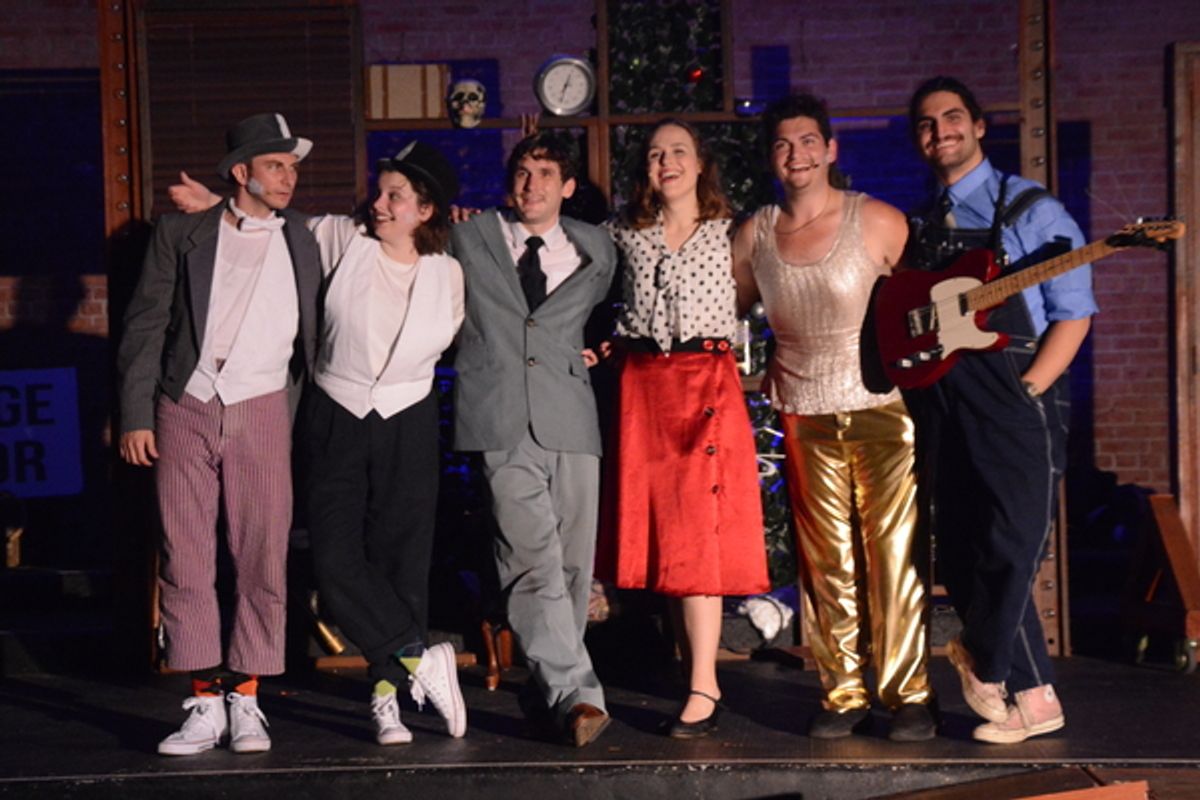 Peter Coleman, Lauren Dietzel, Kevin Delano, Molly Bader, Keith Weiss and Abram Blau at Photos: First Look at The Strongbox Theater's THE 39 STEPS
