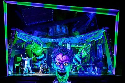 The cast of Beetlejuice in South Korea. Photo