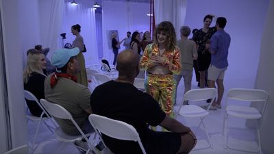 Devin Ziel and audience member Photo