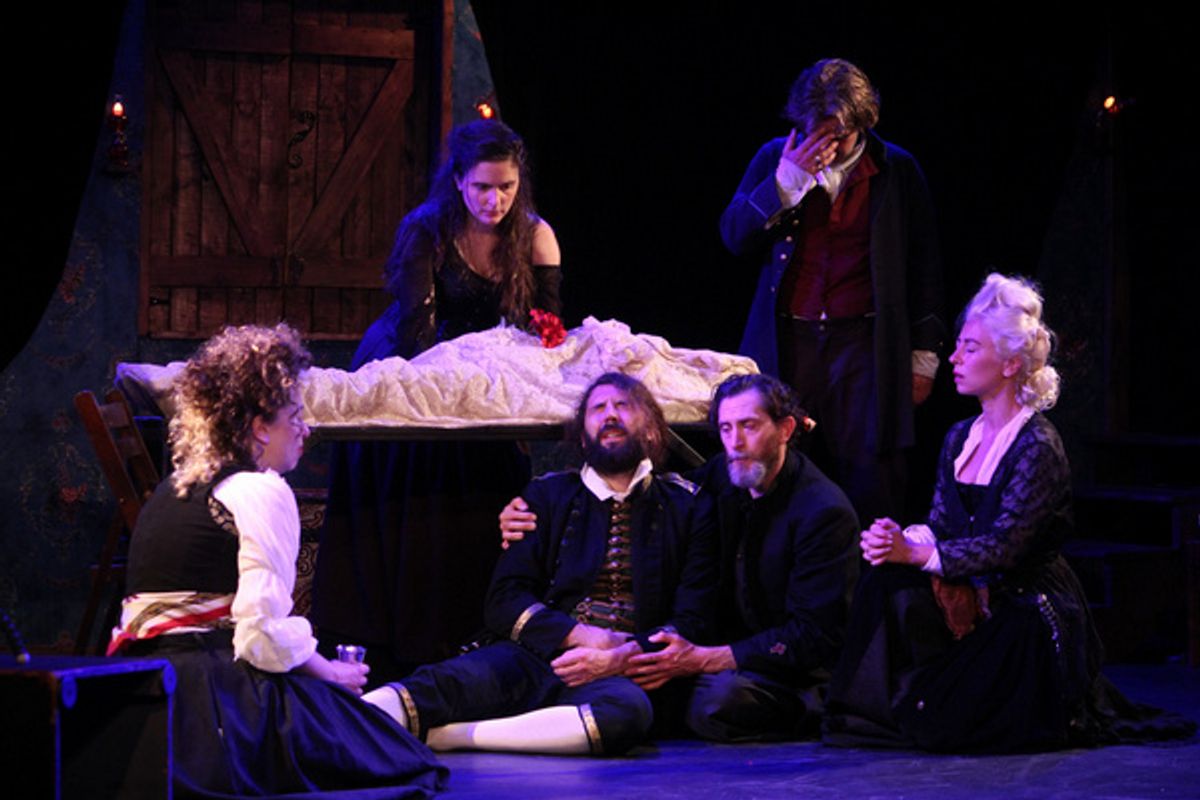 The Wake of Dorcas Kelly cast. at Photos: THE WAKE OF DORCAS KELLY Premieres Off-Broadway at The Players Theatre