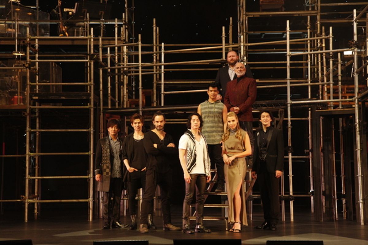 The cast of Jesus Christ Superstar. at Exclusive Photos: Ramin Karimloo, Telly Leung & More In JESUS CHRIST SUPERSTAR in Japan