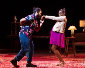 (L-R) Christopher Cruz and Claire Simba @ BroadwayWorld (L-R) Christopher Cruz and Claire Simba Photo