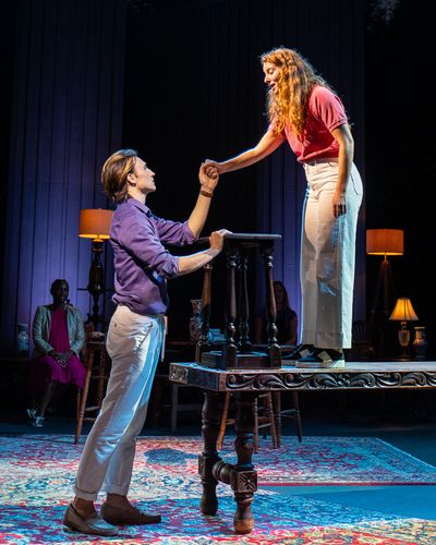 (L-R) Jonathan Aaron Wilson and Lily Davis Photo