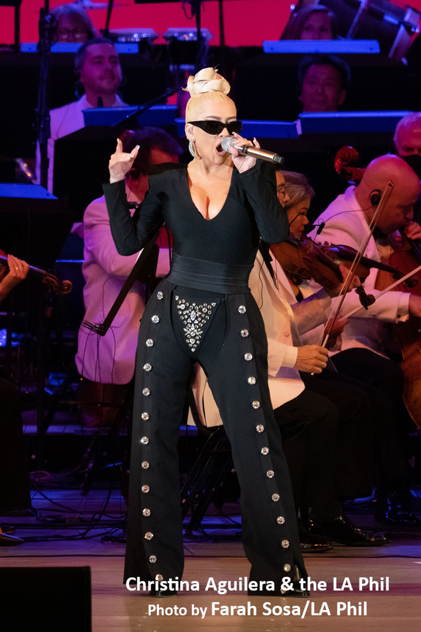 Review: Christina Aguilera Hits It Out Of Bowl With The LA Phil  Image