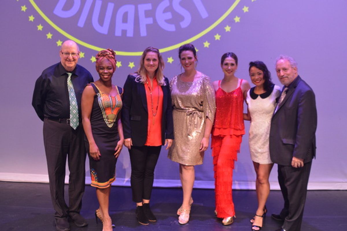 Eugene Gwozdz, Darlesia Cearcy, Lisa Reiber, Lisa Howard, Biance Marroquin, Rona Figueroa and Stephen DeAngelis at 