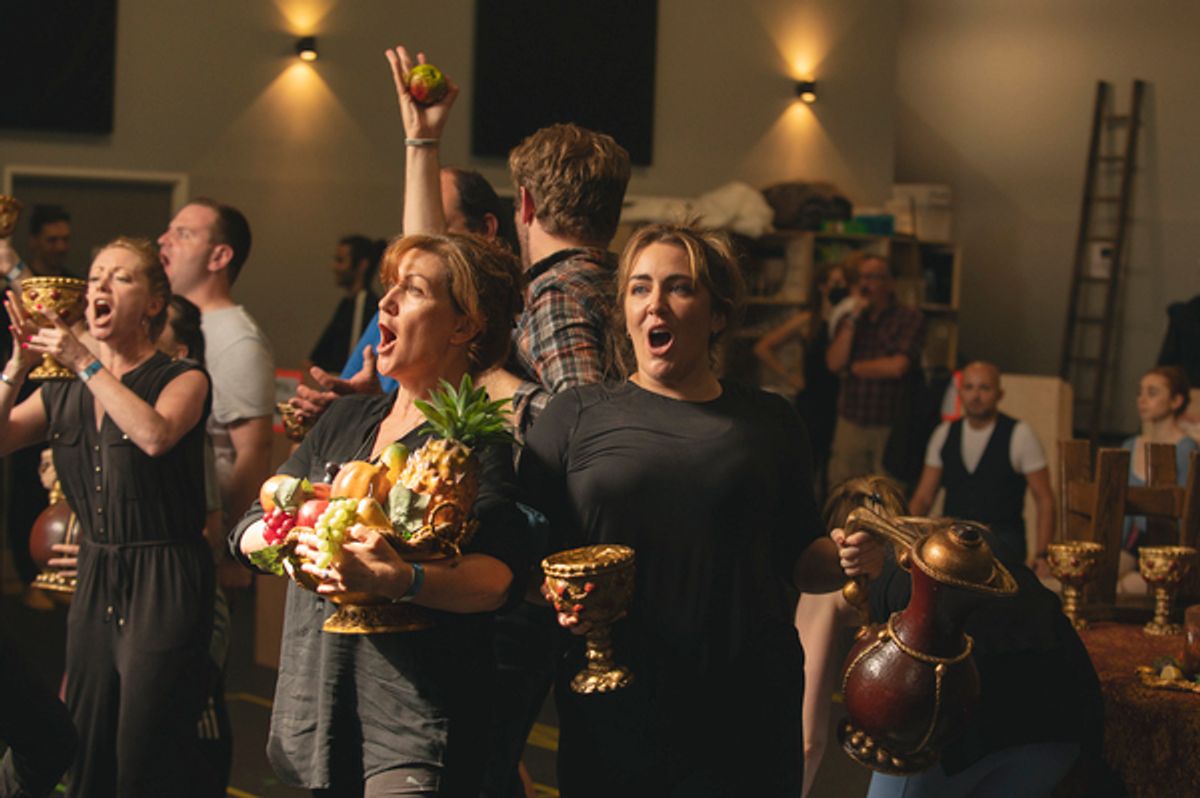 Company members at Photos: Inside Rehearsal For THE PHANTOM OF THE OPERA; Returning to the West End on 27 July