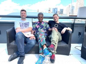 Tom D'Angora, Andre De Shields, Michael D'Angora Photo