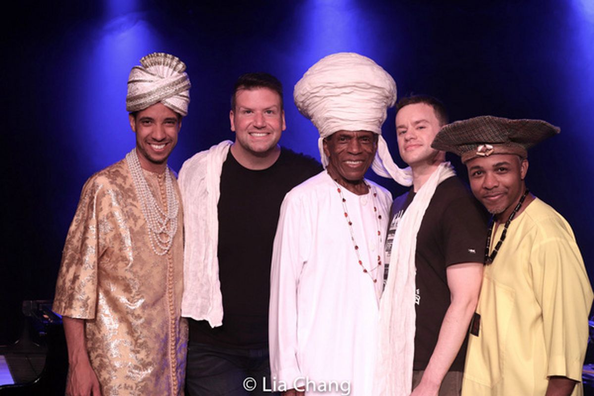 Sean Mayes, Tom D'Angora, Andre De Shields, Michael D'Angora, Andrew Atkinson at 