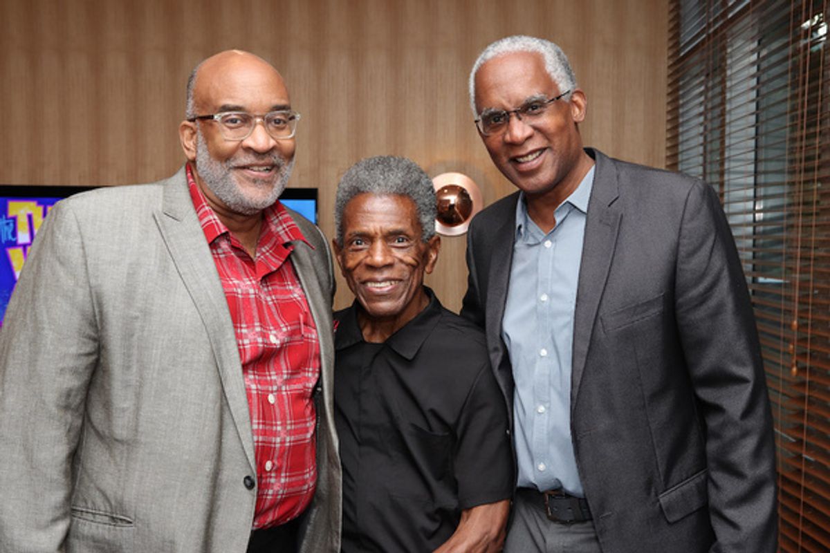 Michael Dinwiddie, Andre De Shields, Vincent Phram at 