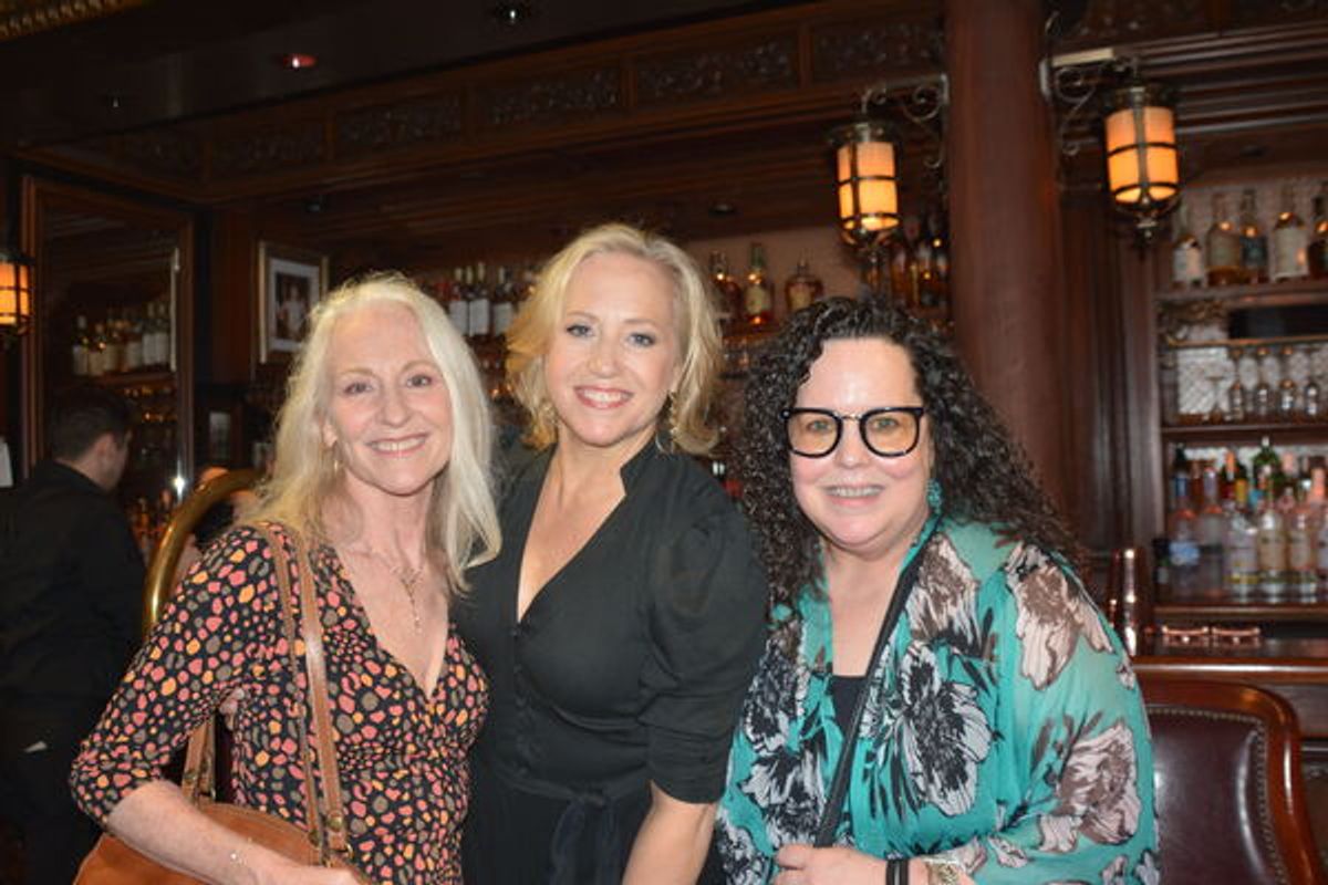 Elizabeth Ward, Sally Wilfert and Julianne Wick Davis at 