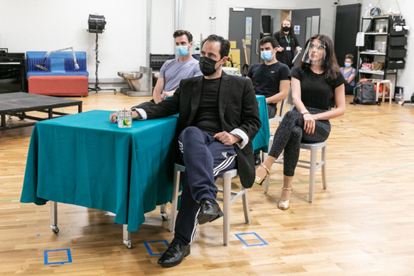 Photos: JERSEY BOYS Rehearses for the West End  Image