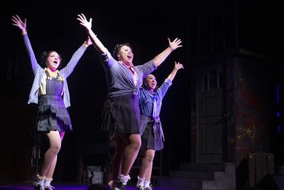 Jazmin Moehring, Blair Beasley, and Elise Daniells are The Urchins in the Arizona Bro Photo