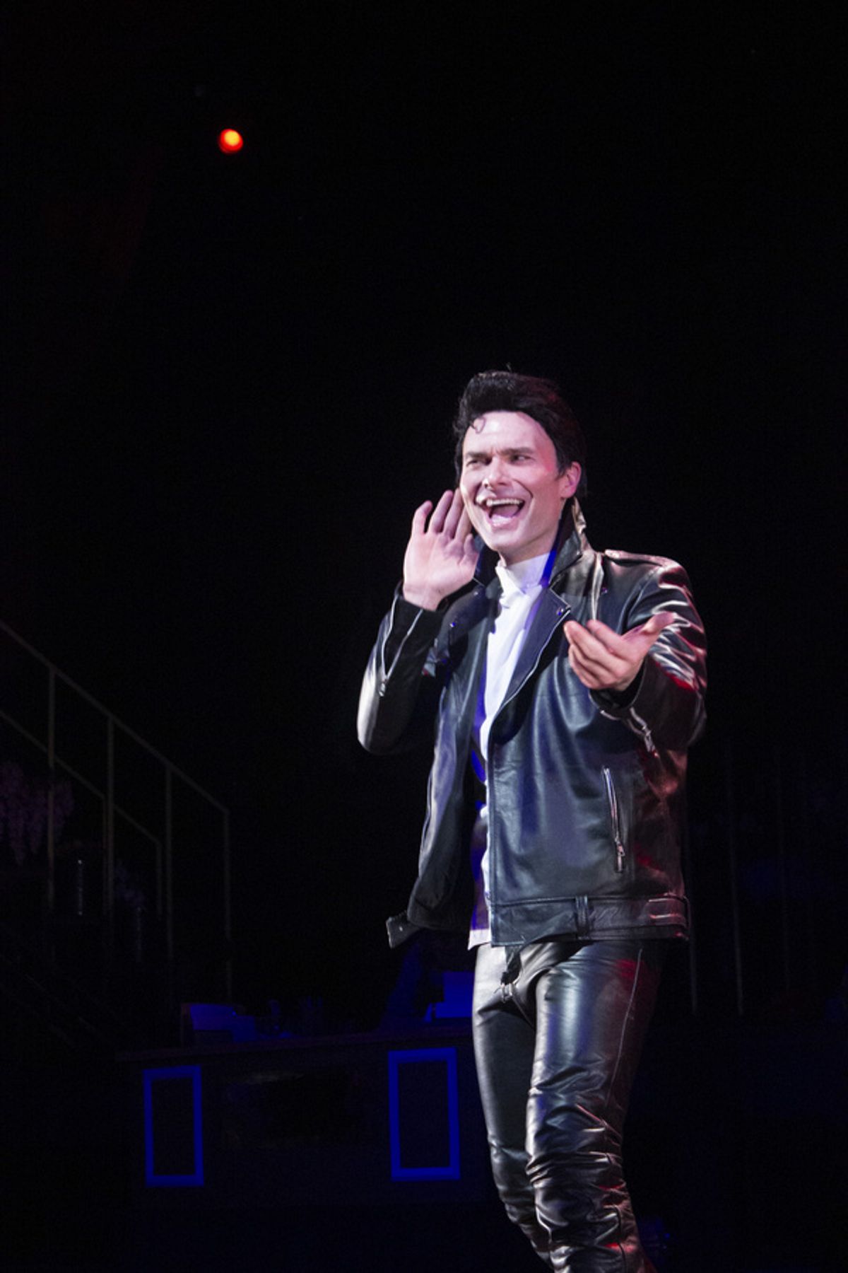 Orin (Jamie Michael Parnell) in the Arizona Broadway Theatre production of Little Shop of Horrors at 