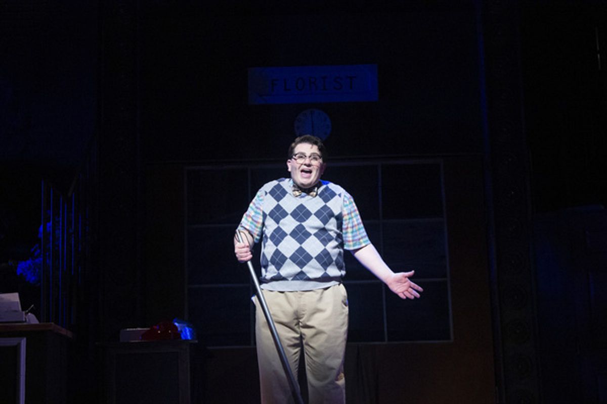 Seymour Krelborn (Isaac Wesley Wilson) in the Arizona Broadway Theatre production of Little Shop of Horrors at 