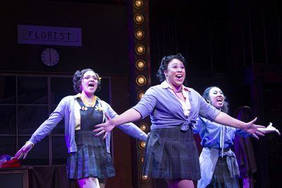 The Urchins (Jazmin Moehring, Blair Beasley, and Elise Daniells) in the Arizona Broad Photo