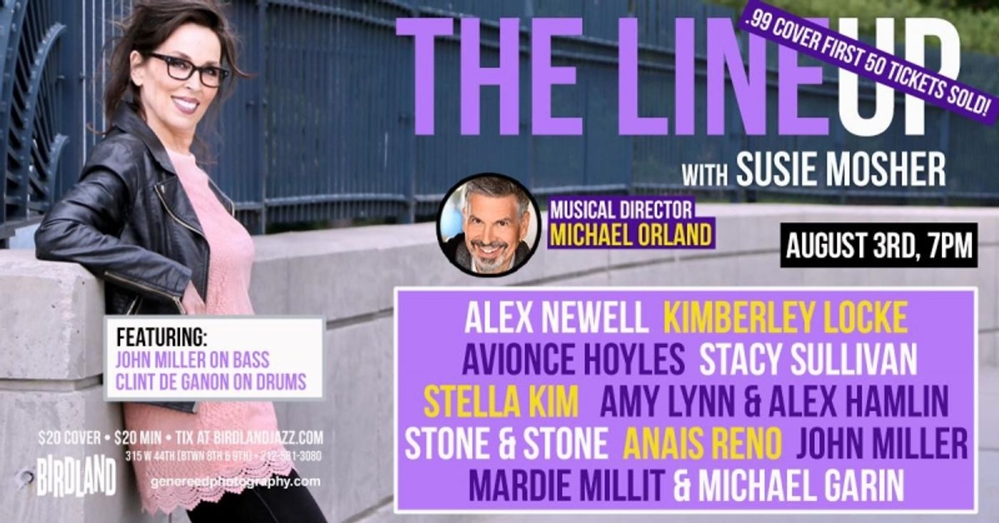 Photo Flash:  Gene Reed Captures July 27th THE LINEUP WITH SUSIE MOSHER at Birdland  Image