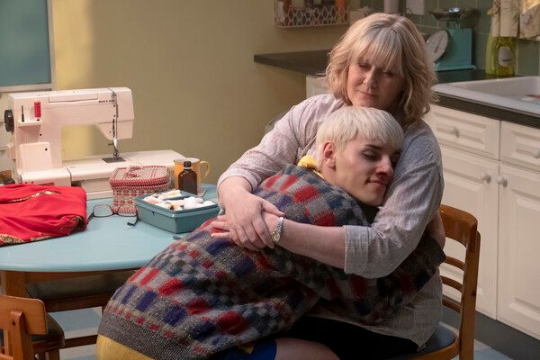Max Harwood and Sarah Lancashire Photo