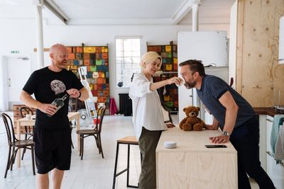 Jake Wood, Julia Chan, Hadley Fraser Photo