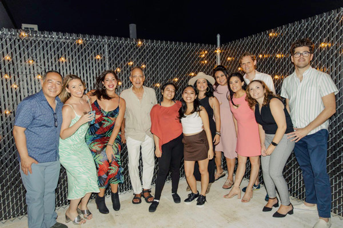 CollaborAzian Team and guests at Photos: Inside the Wrap Party For CollaborAzian's A GENTLEMAN'S GUIDE TO LOVE AND MURDER