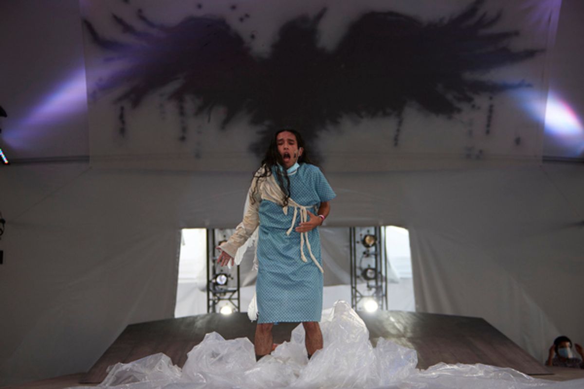 Zach Running Coyote at Photos: THE REZ SISTERS Opens Tonight at the Stratford Festival