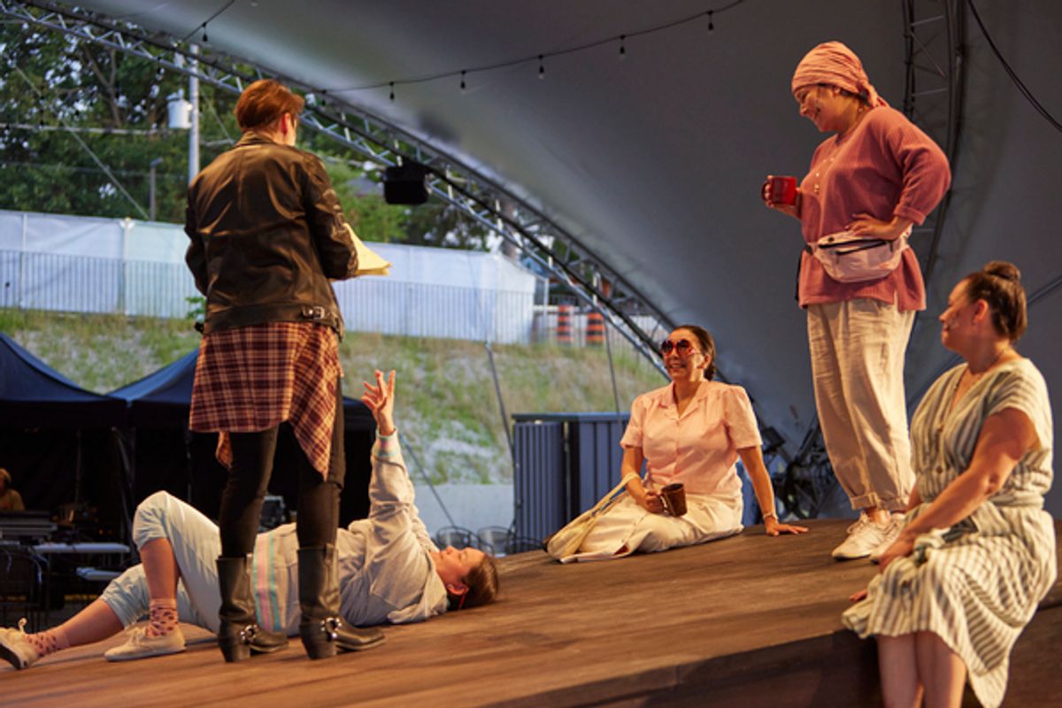 Members of the Company at Photos: THE REZ SISTERS Opens Tonight at the Stratford Festival