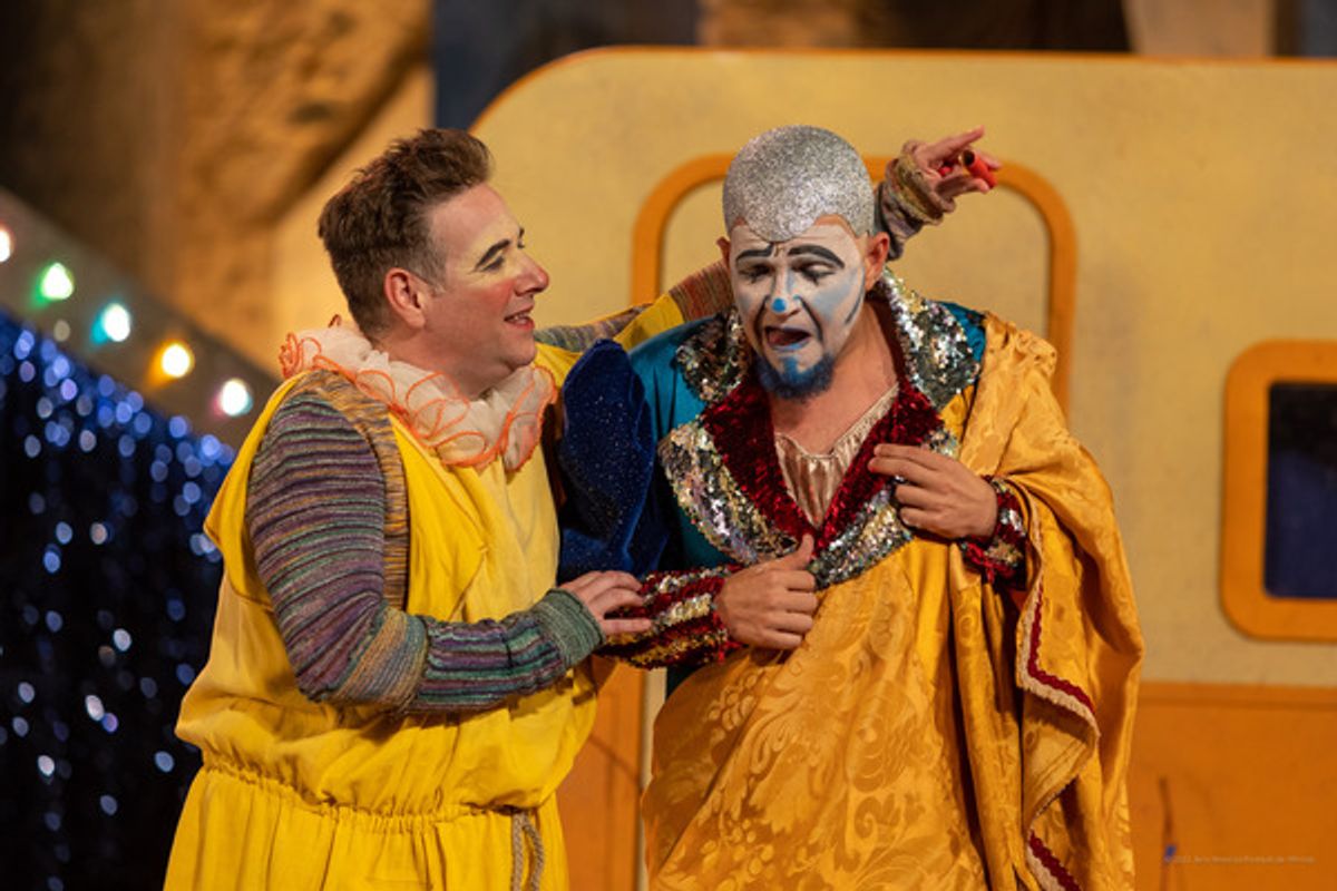 Carlos Latre y Diego Molero at GOLFUS DE ROMA se estrena en el Festival de Mérida