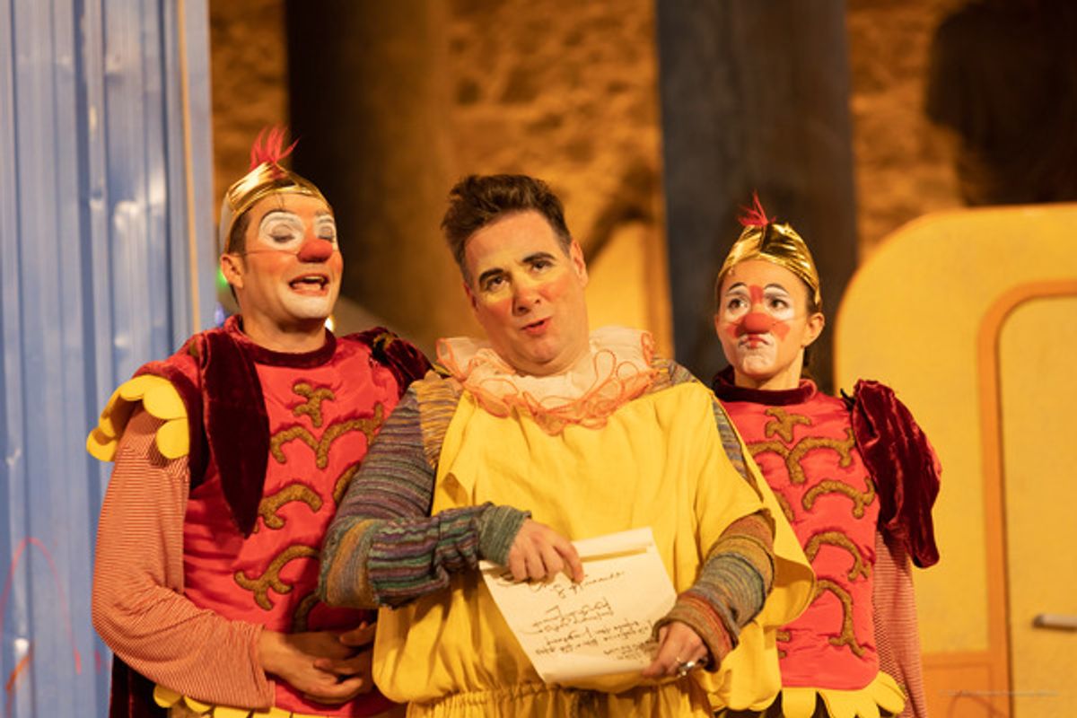 Carlos Latre y la Compañía de GOLFUS DE ROMA at GOLFUS DE ROMA se estrena en el Festival de Mérida