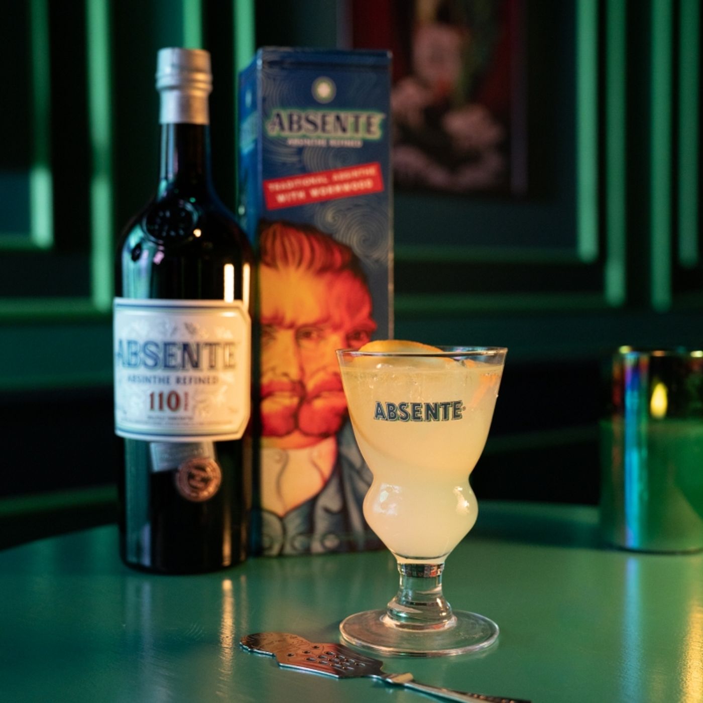 ABSENTE ABSINTHE REFINED and Van Gogh-Ideal Together  Image