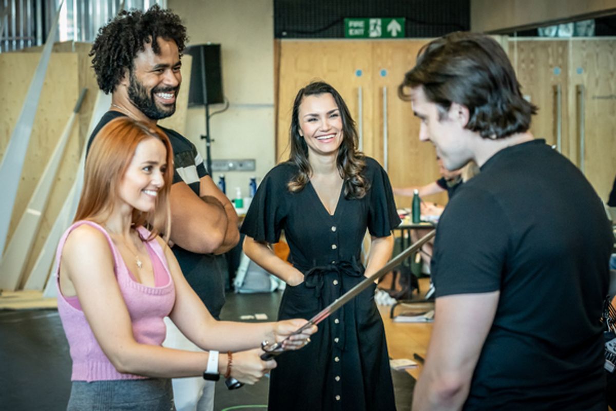 Stephanie McKeon, Obioma Ugoala, Samantha Barks, Oliver Ormson at 