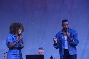 Adrienne Warren and Matthew Griffin @ BroadwayWorld Adrienne Warren and Matthew Griffin Photo