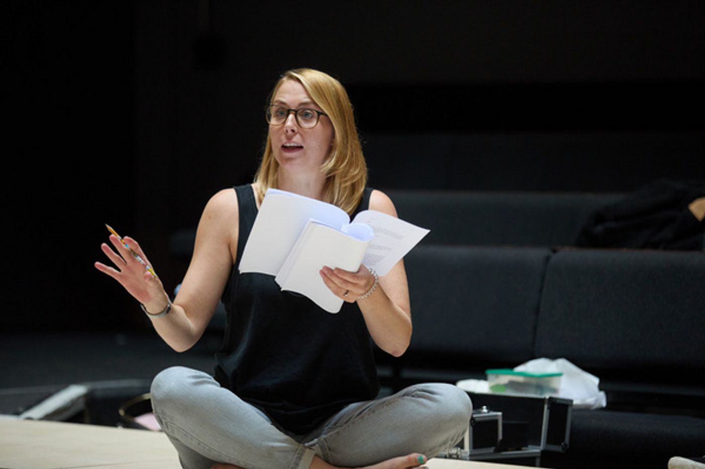 Photos: Inside Rehearsals For PARK BENCH At The Park Theatre  Image