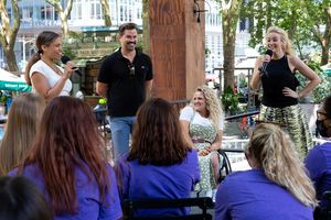 Ciara Renee, Andrew Rannells, Ali Stroker, Betsy Wolfe Photo