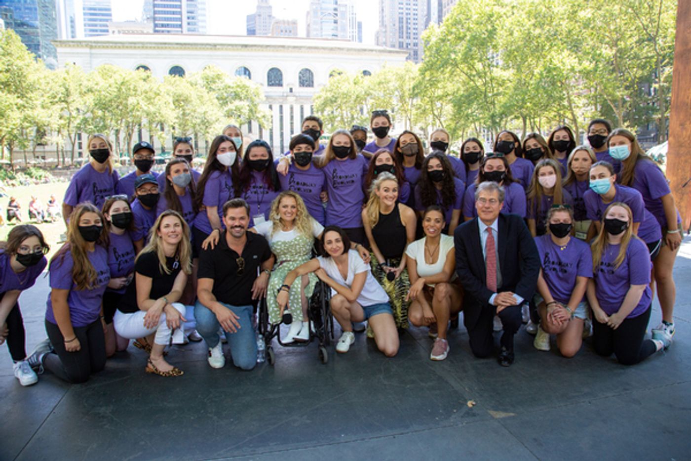 Photos: Betsy Wolfe, Andrew Rannells & More Kick Off BroadwayEvolved Initiative at Bryant Park Photos: Betsy Wolfe, Andrew Rannells & More Kick Off BroadwayEvolved Initiative at Bryant Park Image