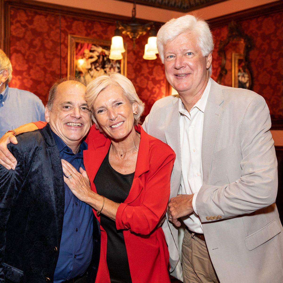 John Minnock with Hot House Publisher Gwen Kelley and Bill Kelley Photo by Leslie Farinacci at 
