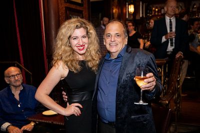 Publicist Lydia Liebman and John Minnock Photo by Leslie Farinacci Photo