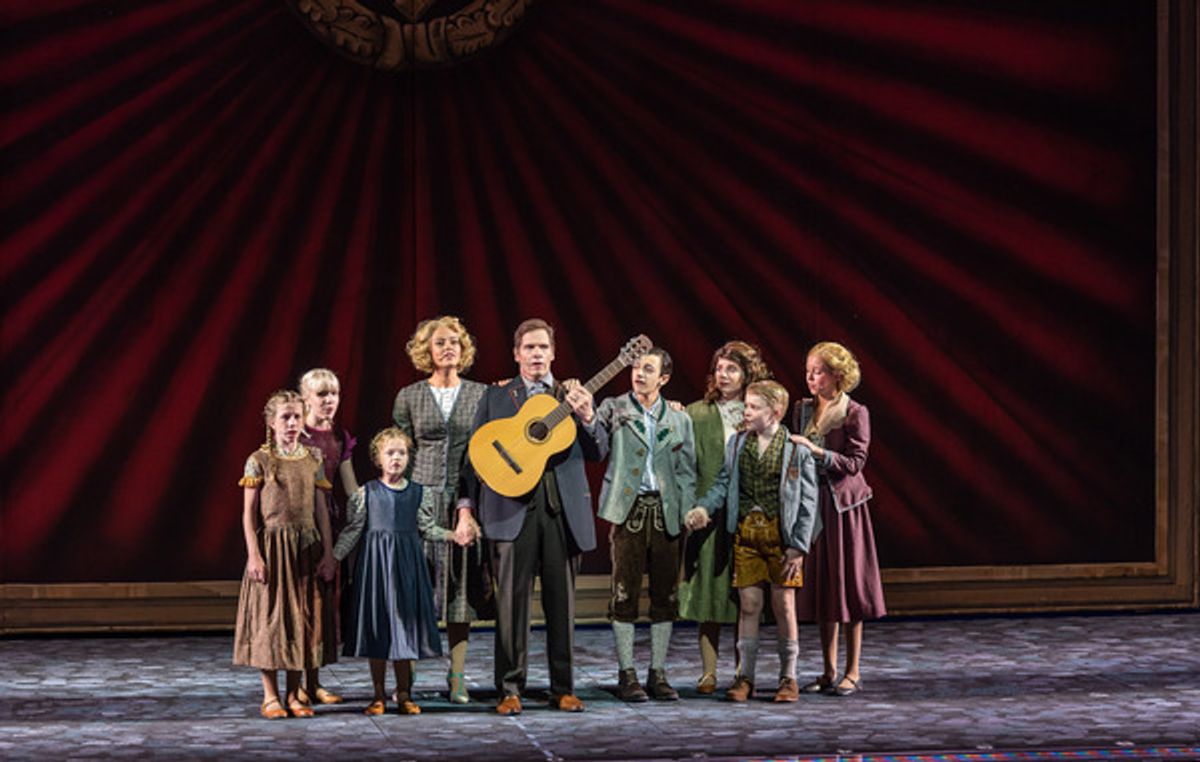 Kate Rockwell, Michael Hayden, VonTrapp Children at 