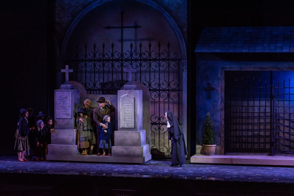 Kate Rockwell, Michael Hayden, Bryonha Marie Parham, VonTrapp Children at 