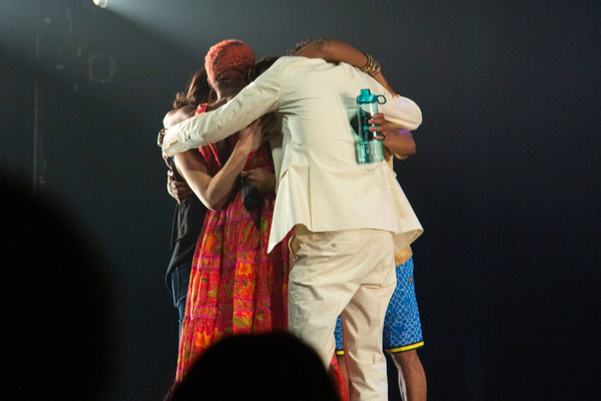 Danya Taymor, Antoinette Chinonye Nwandu, Namir Smallwood, Jon Michael Hill, Gabriel Ebert at 