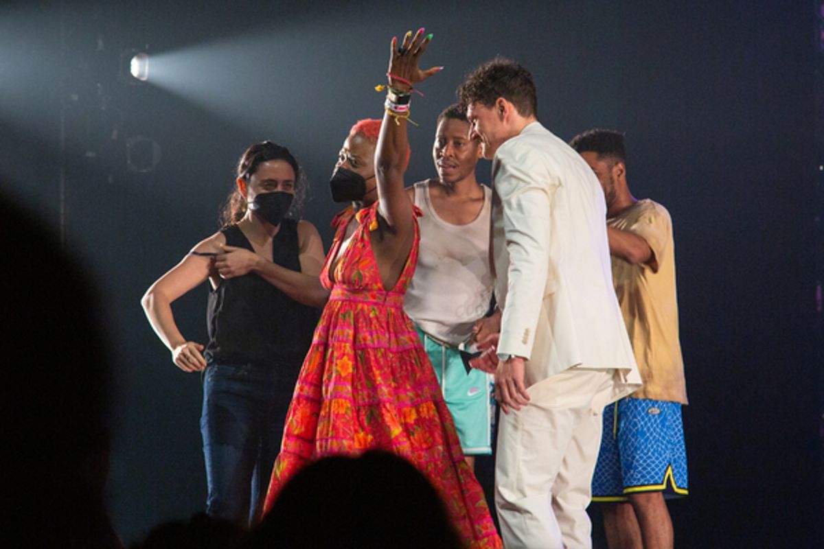 Danya Taymor, Antoinette Chinonye Nwandu, Namir Smallwood, Jon Michael Hill, Gabriel Ebert at 