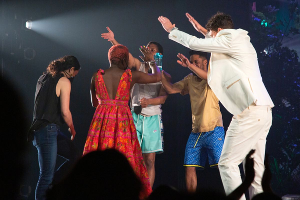 Danya Taymor, Antoinette Chinonye Nwandu, Namir Smallwood, Jon Michael Hill, Gabriel Ebert at 