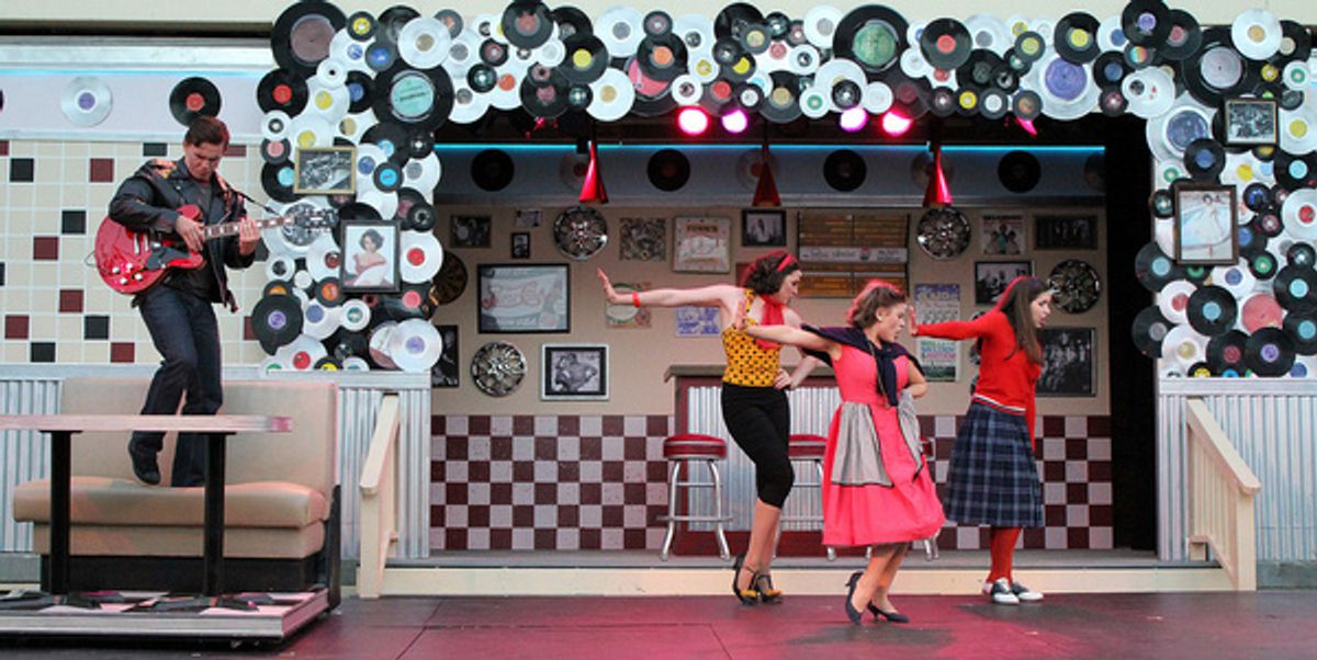 Alex Keane, Carson Zoch, Shelby Zimmerman and Ilyssa Rubin at Photos: GOIN' TO THE CHAPEL at Cortland Repertory Theatre