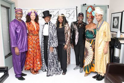 Rudy Bird, Lori Tishfield, Andre De Shields, Freida Williams, Samuel Moses-Jones, Kim Photo