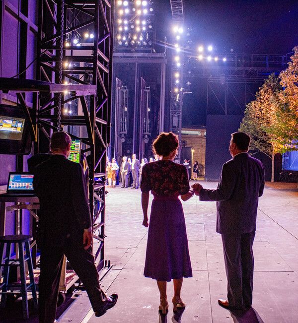 Michael Hayden, Jenny Powers, John Scherer Photo