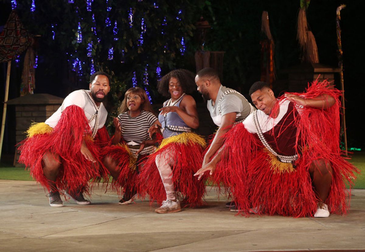 The cast at Photos: Public Theater's Shakespeare in the Park Returns with MERRY WIVES