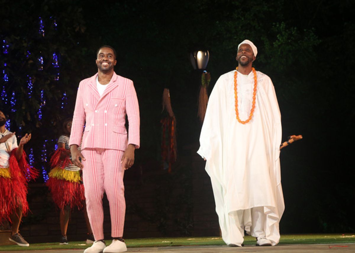 The cast at Photos: Public Theater's Shakespeare in the Park Returns with MERRY WIVES