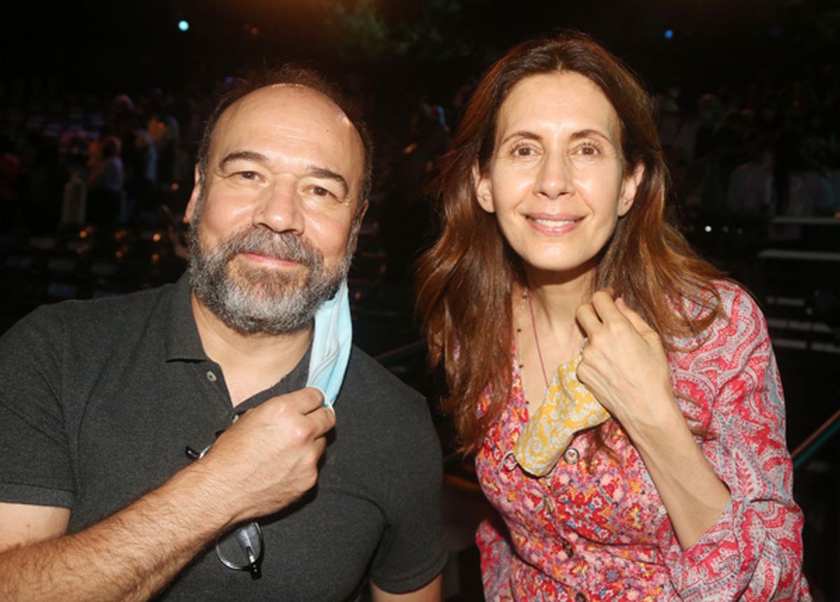 Danny Burstein and Jessica Hecht  at 