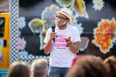 Jonathan McCrory in National Black Theatre’s Stage for Healing and Resilience, duri Photo