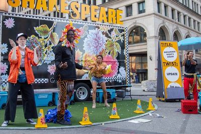 Sofia Jean Gomez, Malik Work, Teresa Avia Lim, and Reza Salazar in Shakespeare: Call  Photo