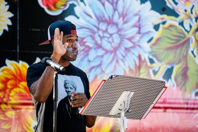 Washington Kirk in in National Black Theatre’s Stage for Healing and Resilience, du Photo